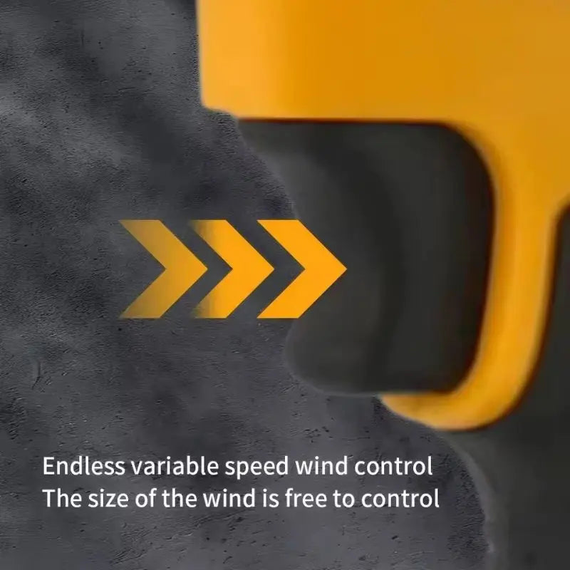 DEWALT Cordless Air Blower Brushless Turbo Fan Violent Fan 800G Thrust Handheld Dust Blowing Tool Rechargeable 20V Battery