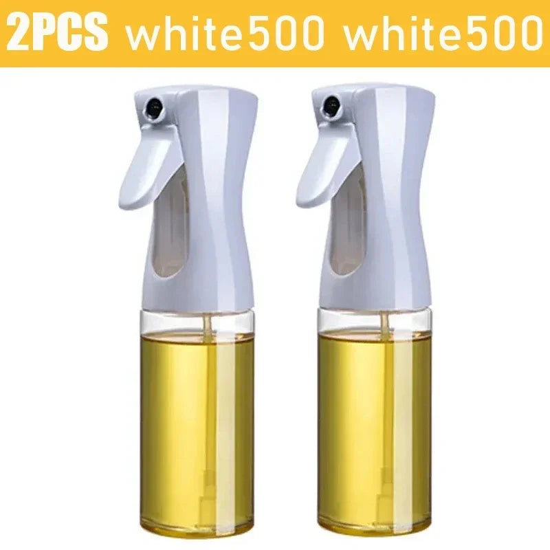 Frasco Spray de Óleo (200/300/500ml) – Para Azeite, Vinagre e Molho de Soja – Ideal para Cozinha, Culinária, Camping e Confeitaria