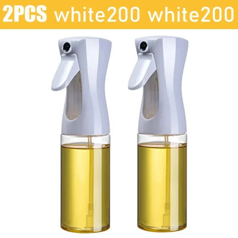Frasco Spray de Óleo (200/300/500ml) – Para Azeite, Vinagre e Molho de Soja – Ideal para Cozinha, Culinária, Camping e Confeitaria