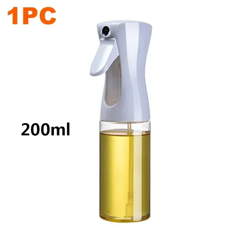 Frasco Spray de Óleo (200/300/500ml) – Para Azeite, Vinagre e Molho de Soja – Ideal para Cozinha, Culinária, Camping e Confeitaria