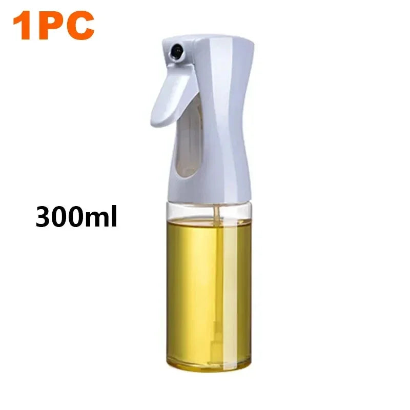 Frasco Spray de Óleo (200/300/500ml) – Para Azeite, Vinagre e Molho de Soja – Ideal para Cozinha, Culinária, Camping e Confeitaria