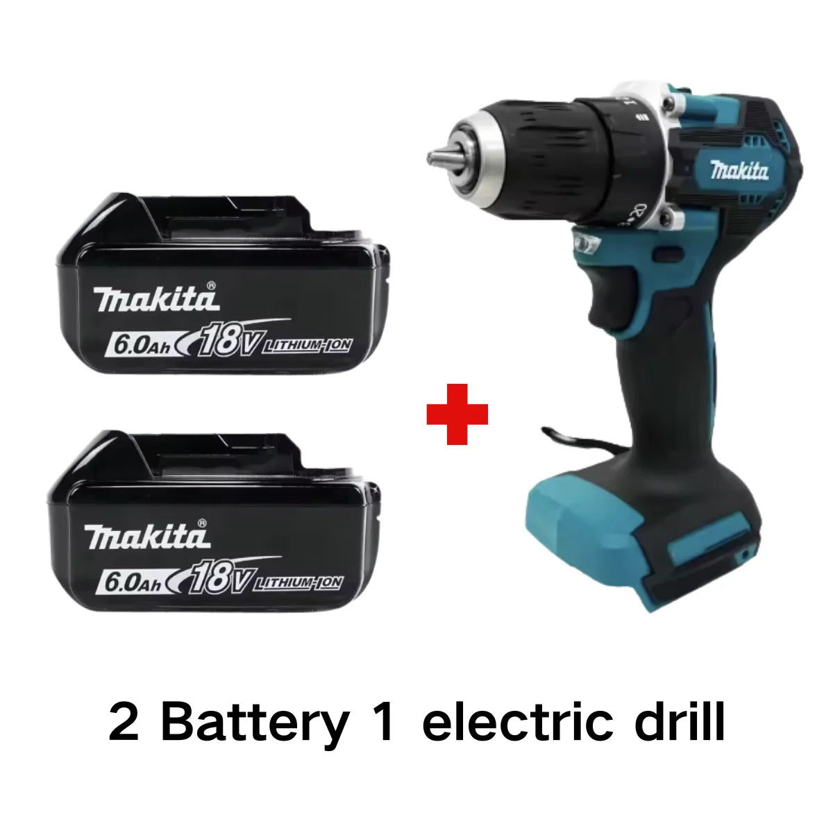 Makita DDF487 10mm brushless 18V lithium rechargeable impact drill household hand drill high torque electric screwdriver