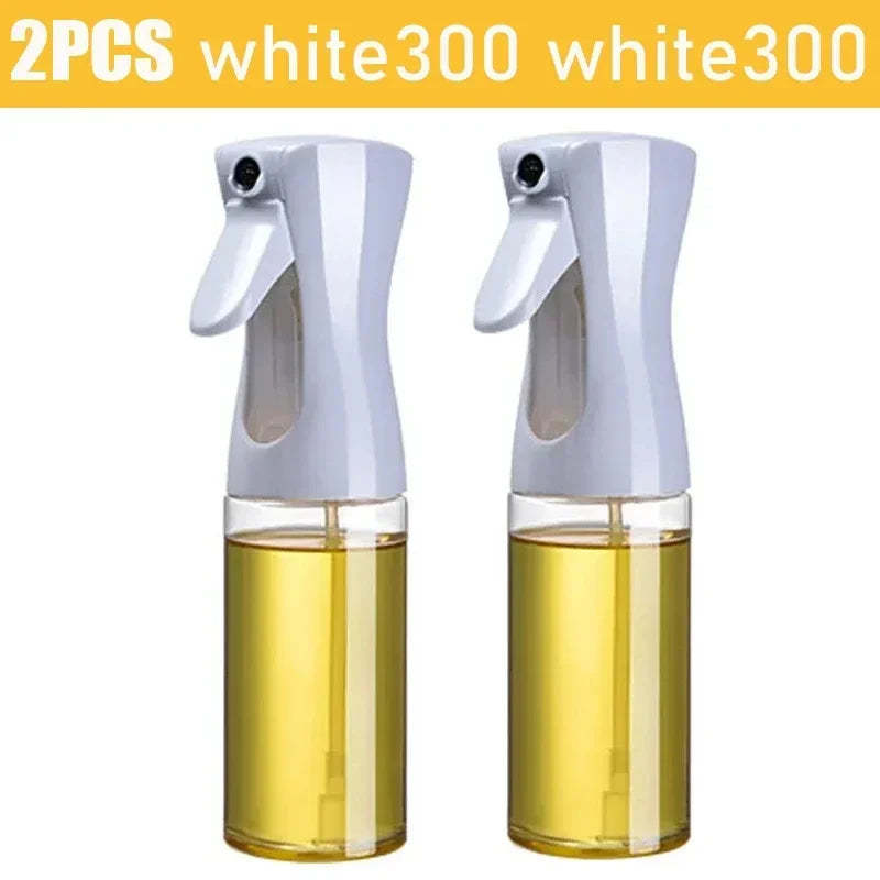 Frasco Spray de Óleo (200/300/500ml) – Para Azeite, Vinagre e Molho de Soja – Ideal para Cozinha, Culinária, Camping e Confeitaria
